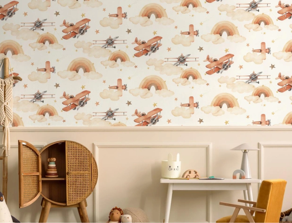 Kids Plane Wallpaper